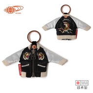 🇯🇵日本直送🇯🇵 🇯🇵日本製🇯🇵  #1482【予約8月上旬】BEAMS BOY -  Bag Charm Key Chan - 絲卡將（スカジャン）和風圖案的絲質刺繡棒球外套 鎖匙扣