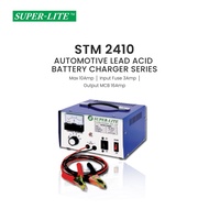 SUPER-LITE STM2410 Automotive Lead Acid Battery Charger 12Vdc~24Vdc - Max Charging Current up to 10A