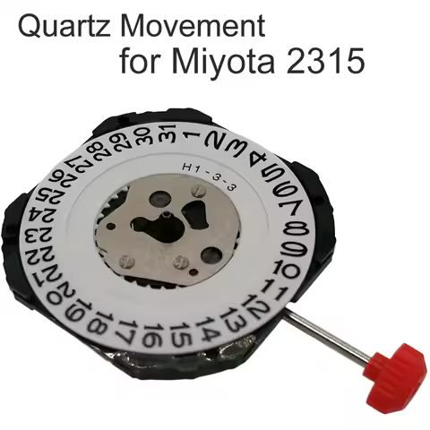 For Miyota 2315 Quartz Movement Repair Parts Date at 3 O'clock Men Watch Movement with Stem Watch Ac