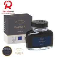 Parker Quink Ink Bottle 57ml Blue / Fountain Pen Ink Bottle 1pc Blue (ORIGINAL)