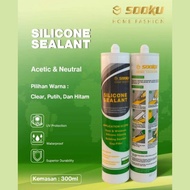 Lem Kaca / Lem Silicon Sealant Tube / Lem Aquarium dan wallpaper dinding