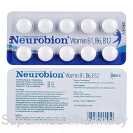 Neurobion B1, B6, B12 (Vitamin B1 100mg, B6 200mg, B12 200mcg) 10's