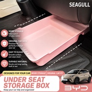 BYD Seagull Accessories Car Storage Organizer Under Seat Storage Box Seat Gap Storage Tray Car Inter