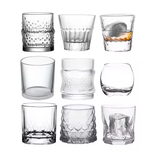 Whiskey Glasses, Scotch Whisky, Bourbon, Cocktails, RUM, Durable Whiskey Glasses