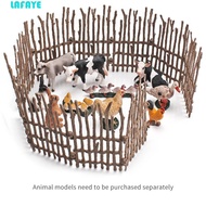LAFAYE Simulation Farm Ranch DIY Fence, Fence Accessories Decoration Simulation Ranch Fence, Zoo Fig