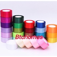 BTC Satin4cm(22M)4CM RIBBON Satin Organza Gift Flower Ribbon Reben Riben Wedding Party Decoration DI