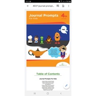 [PDF] 4E07  4th Grade English Activity Workbook : Journal Prompts > For Kids