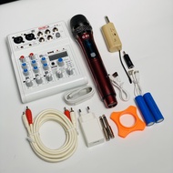 Combo Mixer Thu Âm Livestream Karaoke E4 và Mic G01 Chính Hãng Giá Tốt - Siêu Phẩm Âm Thanh Karaoke
