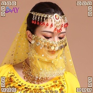Face Veil Face Scarf Shawl Veil Face Cover Belly Dance Arabian Costume Halloween Party