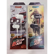 🔥Ready Stock🔥D21 3.5mm Champ Earphone In-ear Stereo Sound Earphone