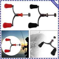 [KesotoafMY] Aluminum Alloy Fishing Reel Double Handle Wheel Handlebar Fishing Tackle Accessories