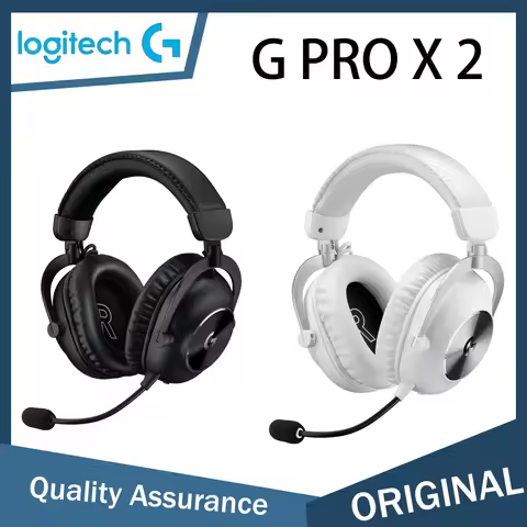 Logitech G PRO X 2 Lightspeed Wireless Gaming Headset with Mic 50mm Graphene Drivers 7.1 Surround Bl