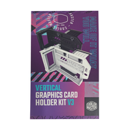Cooler Master 酷碼 通用型垂直顯卡支架套件 向下相容M-ATX機殼 V3 PCI-E4.0 白色