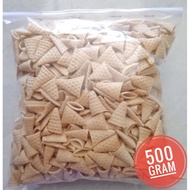 Kerupuk Potato Samosa Potato Kerucut Mentah 500 Gram
