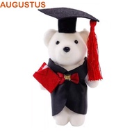 AUGUSTUS Bachelor Bear Plush Toy, Graduation Ceremony Celebrate Party Graduation Bear Doll, Funny Pendant Congratulation Graduation Season Doctor Cap Bear Toy Student