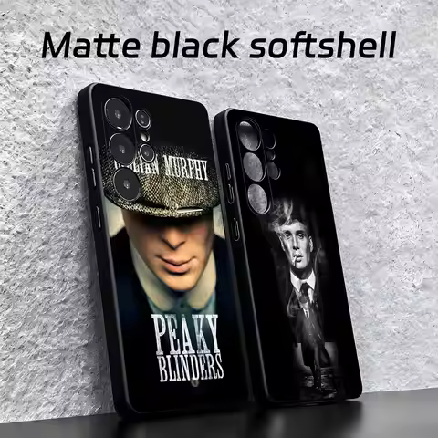 Thomas Shelby Peaky Blinders Phone Case For Samsung S26 S25 S24 S23 S22 S21 S20 Ultra Note20 Soft bl