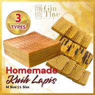 [Gin Thye] Kueh Lapis (M/L Size) Original | Prune | Durian (Freshly Made!) CNY Goodies