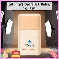 [atonq2] Oat Stick Balm, 9g, 1pc / Korean Oat Balm / Travel-Friendly / 100% Genuine by Real Korea