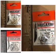 Kail Pancing Extreme Sharpness Chinu W/Ring Musashi Japan Made Fishing Hooks
