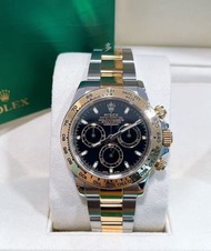 👑[現貨]🔥🔥Rolex Daytona 勞力士迪通拿 116503 黑面條刻 40mm表徑 間18K金 自動機械 亂碼 有保卡 rolex/rolex submariner/rolex dateju