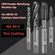 1PC CPM Powder Metallurgy Tap TICN containing machine tap Spiral Fluted Tap M2-M12 Metric Machine Sc