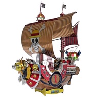 Anime One Piece 3D Metal Puzzle Thousand Sunny Pirate Ship Metal Model Toy 3D Jigsaw Assemble Puzzle Children Educational Gift