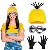 Minions Glasses for Cosplay Party Halloween Accessories Christmas Dressing Supplies Party Supplies G