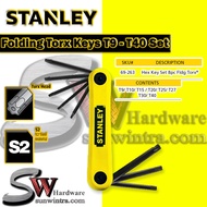 Stanley Folding Torx Keys T9 - T40 Set (8 pc) Torx Key Set 69-263