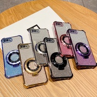 Casing iPhone 7 Plus Casing iPhone 8 Plus Casing Electroplating flash four corner anti drop soft pho