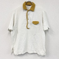 McGREGOR短袖 polo 衫，毛巾布布料，象牙色，M 碼，古著。