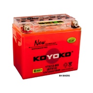 KOYOKO NANOGEL MAINTENANCE FREE BATTERY YTX12-BS (BTX12) 12V12AH/10HR ER6 VTS250
