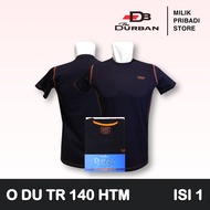 KATUN Durban Sport DU TR 140 Men's T-shirt Black round neck Collar Cotton spandex Material