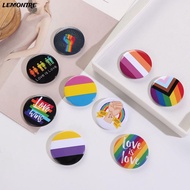 LEMONTRE LGBT Brooches Jewelry Accessories Lapel Denim Gay Badge