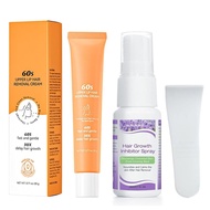 Facial Hair Inhibition Agent and Hair Removal Cream, Permanent Hair Inhibition Agent Spray