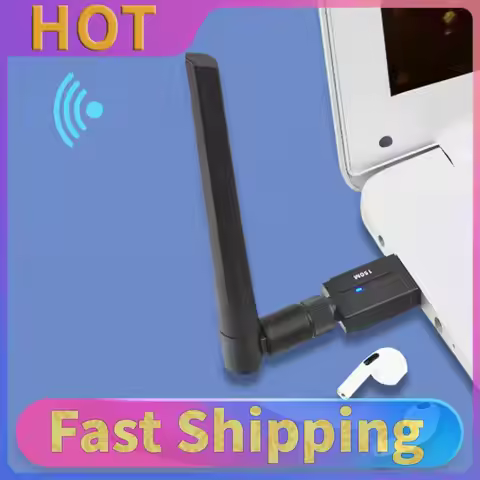 150M Long Range BT 5.4 Adapter Supports Win11/10/8.1/7 USB BT Dongle USB BT Adapter for PC Mouse Key