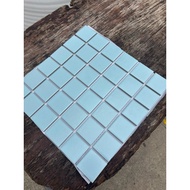 High quality green ceramic mosaic tiles code 605. green ceramic tiles 30cm