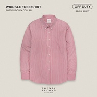 TWENTYSECOND เสื้อเชิ้ตแขนยาว ปกกระดุม Button down collar ทรง Regular fit  รุ่น Wrinkle Free “Off du