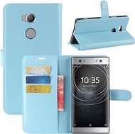 JINJIN For Sony Xperia XA2 Ultra Litchi Texture Horizontal Flip Leather Case with Wallet &amp; Holder &amp; Card Slots(Black) (Color : Blue)