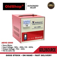 Goldsource 2000w Automatic Voltage Regulator AVR ASVC-2000 Servo Motor