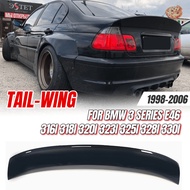For BMW 3 Series E46 316i 318i 320i 323i 325i 328i 330i 1998-2006 ABS Carbon Rear Window Roof Spoile