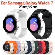 Silicone Strap for Samsung Galaxy Watch Ultra 47mm / FE / 7 40MM 44MM / Watch6 Classic 47mm 43mm 6 5