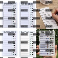 MARIER Self-discipline Punch Card Student My Chores Reusable Planning Board