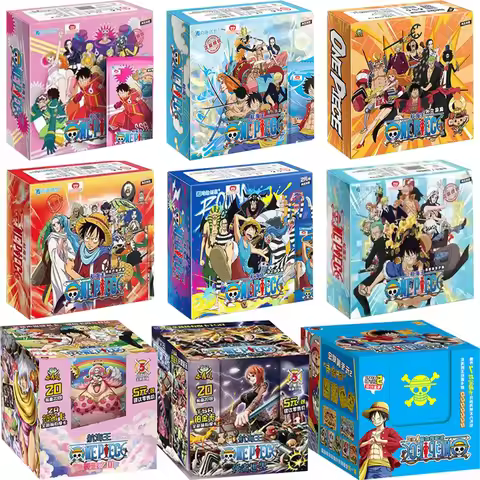 One Piece Collections Rare Cards Box Booster Pack Anime Luffy Zoro Nami Chopper TCG Game Collectible