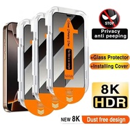 Bộ phim tự động làm sạch bụi Miếng dán cường lực cho màn hình điện thoại chống nhìn trộm cho Infinix