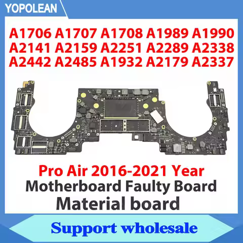 Material board Faulty Board For MacBook Pro A1706 A1707 A1708 A1990 A2141 A2159 A2251 A2289 A1932 A2