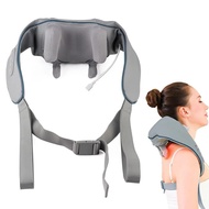 PONYHOME Wireless 6D Massage Shoulder Neck Massager Kneading Trapezius Hot Compress Massage Back Pos