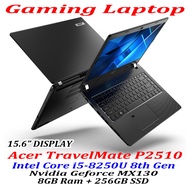 Refurbished Gaming Laptop Acer TravelMate P2510 Core i5-8th Gen Notebook, High Performance Laptop