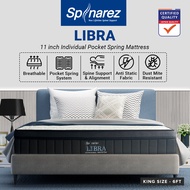 SpinaRez Libra Mattress 11 inch Individual Pocket Spring Mattress (King/Queen/Super Single/Single)