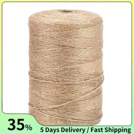 656ft Twine String, HempJute Rope Cord Twine for ChristmasDecorations, Arts & Crafts,Gift Wrapping, 