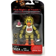 FIVE NIGHTS AT FREDDY'S FUNKO 5-INCH ACTION FIGURE SPRING TRAP SERIES CHICA